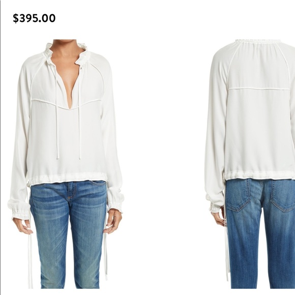 Rag and bone 100% silk blouse - Picture 2 of 6